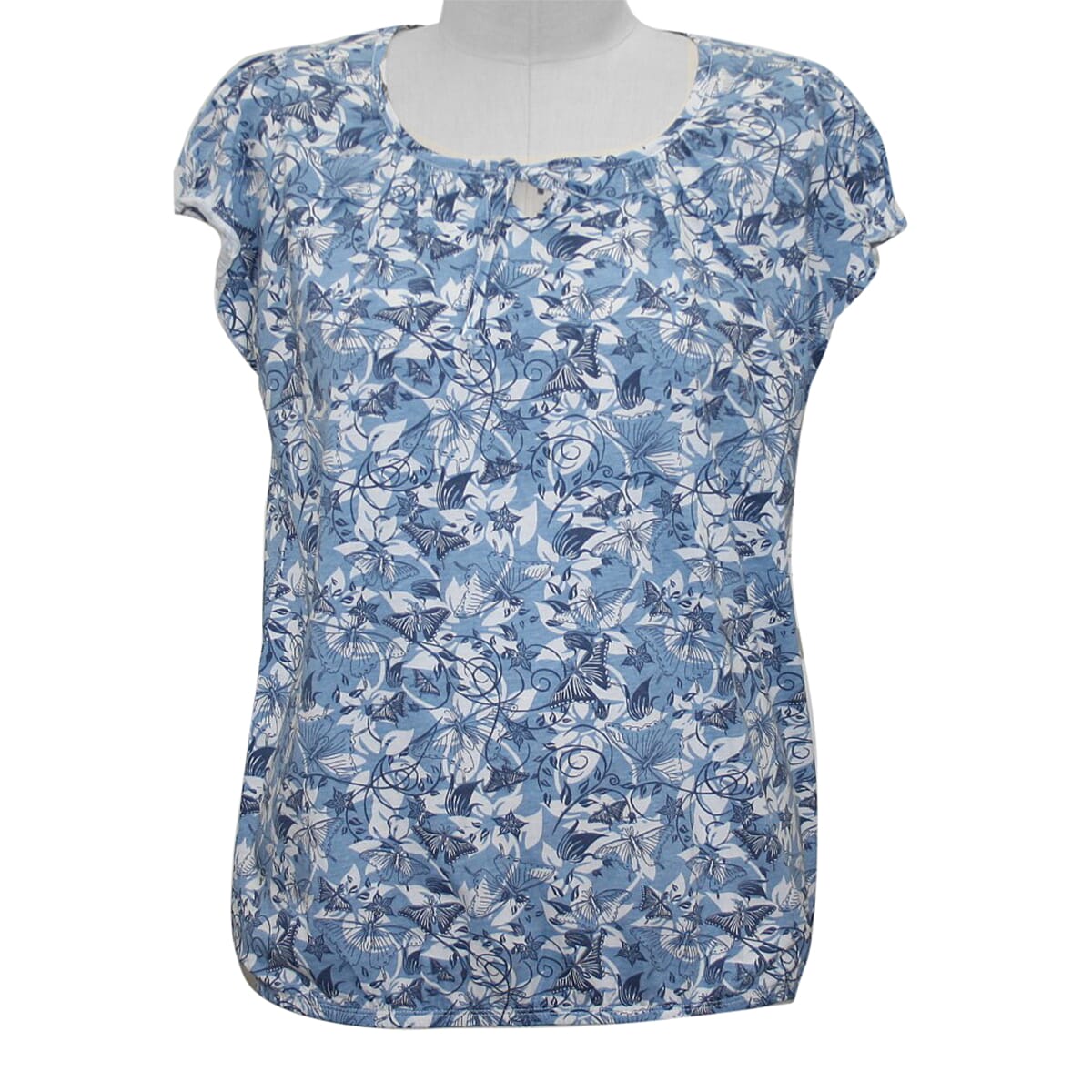 Auburn Short Sleeve Printed Top