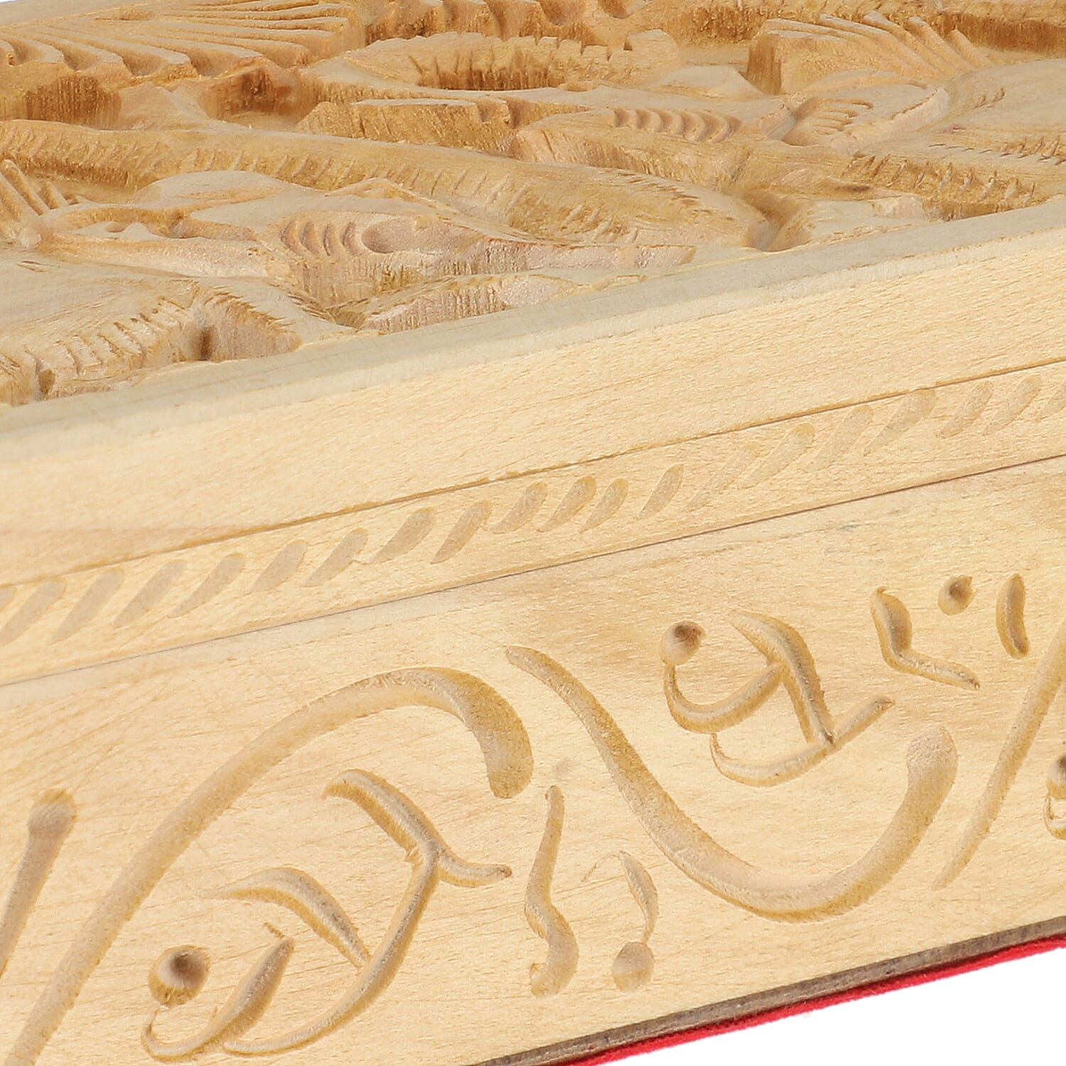 Handmade Owl Pattern Carved Wooden Storage Box (Size 15x10x5Cm)