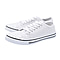 White Star Canvas Lace Up Trainers (Size 3)