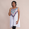 JOVIE Embroidery Sleeveless A-Line Women Tunic - White