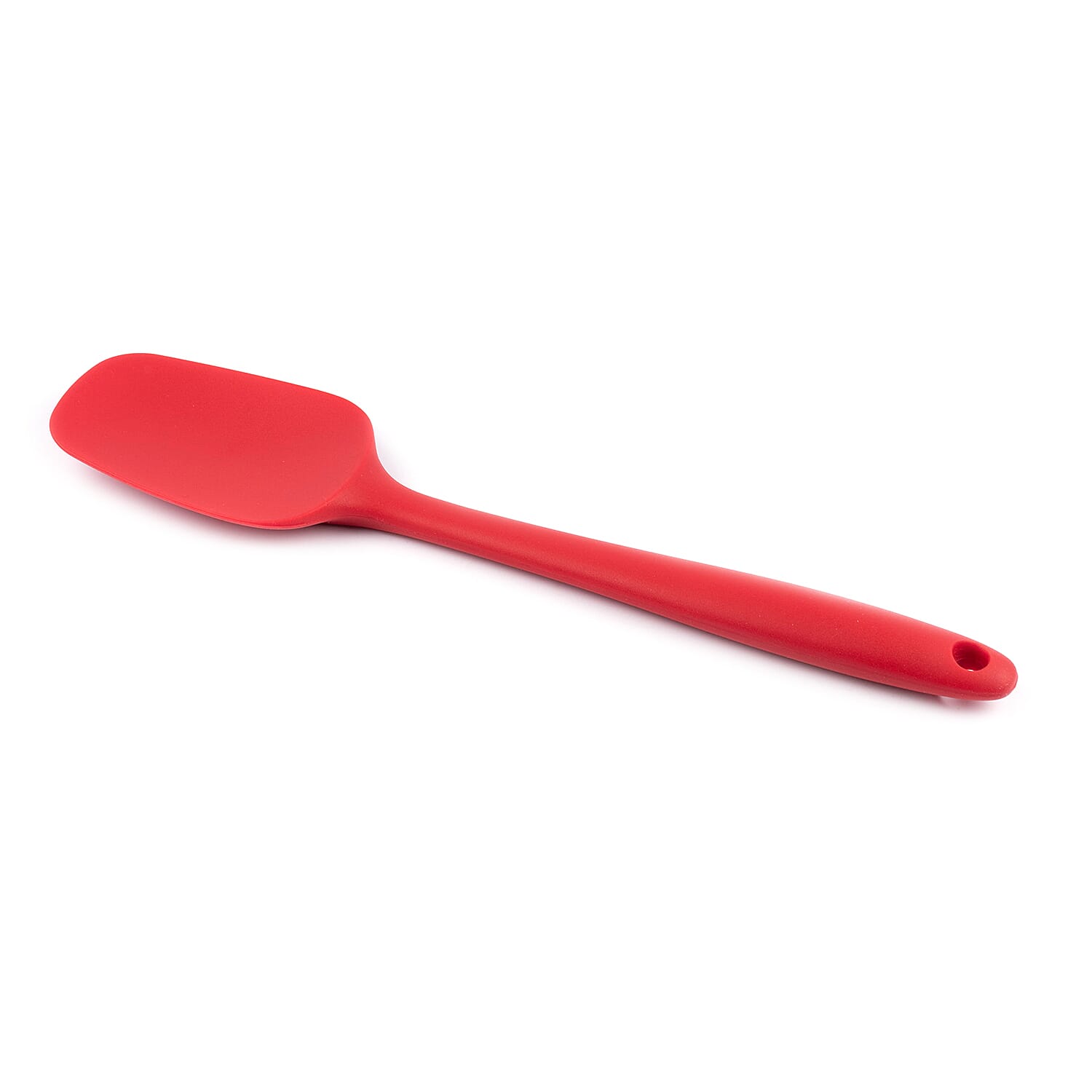 Set of 6 - Silicone Spatula (Includes 1xLarge Spatula, 1xSmall Spatula, 1xBig Spatula Spoon, 1xSmall Spatula Spoon, 1xJar Spatula & 1xBrush) - Red