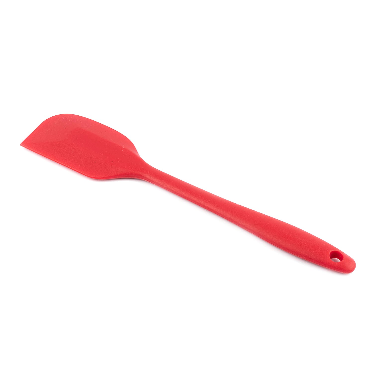 Set of 6 - Silicone Spatula (Includes 1xLarge Spatula, 1xSmall Spatula, 1xBig Spatula Spoon, 1xSmall Spatula Spoon, 1xJar Spatula & 1xBrush) - Red