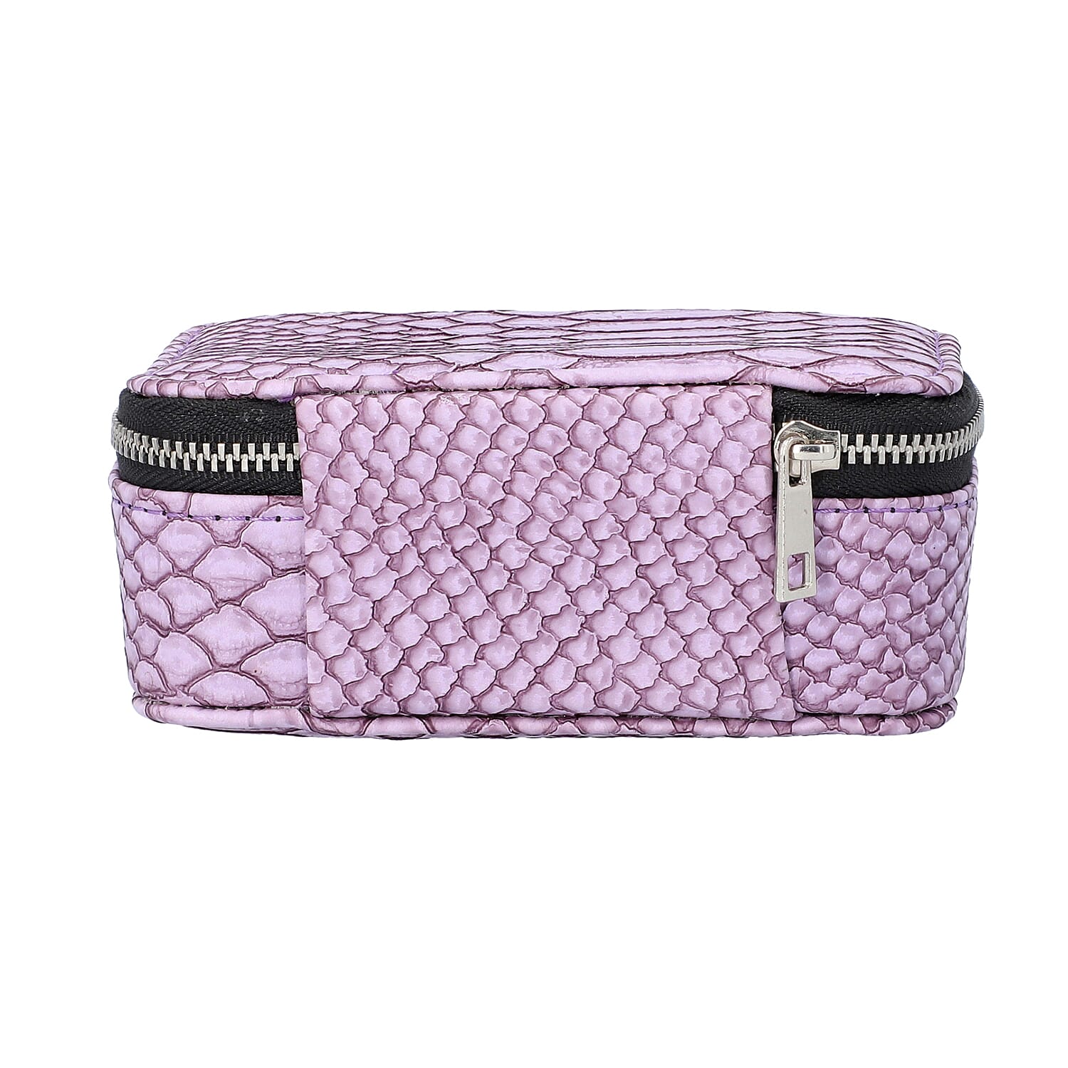 Dragon Skin Pattern Mini Pocket Jewellery Box (Size 13x8x5cm) - Purple