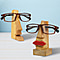 Set of 2- His And Her Wooden Eyeglass Holder