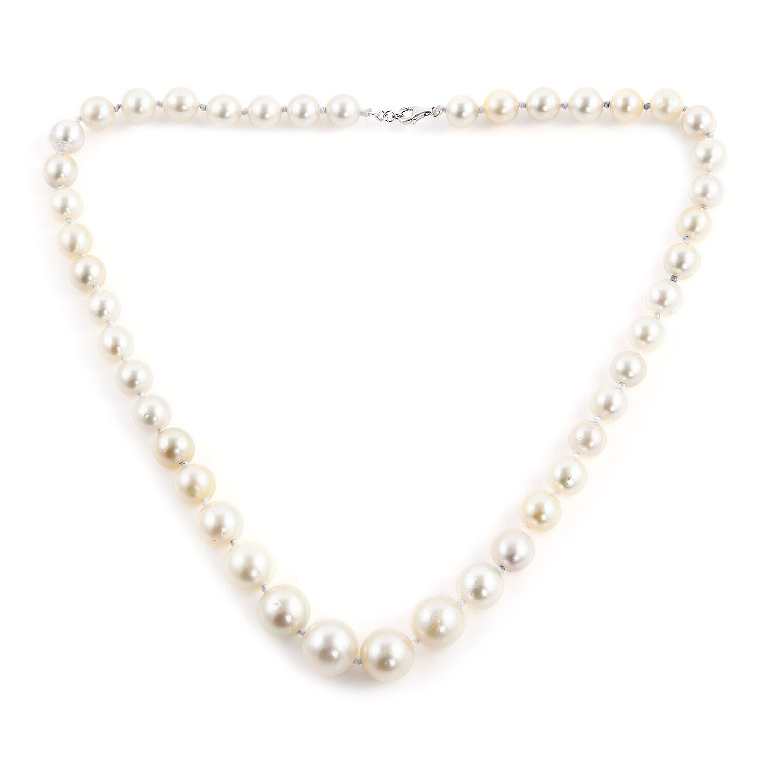 Collectors Edition- RHAPSODY 950 Platinum AAAA White South Sea Pearl Necklace (Size 20)