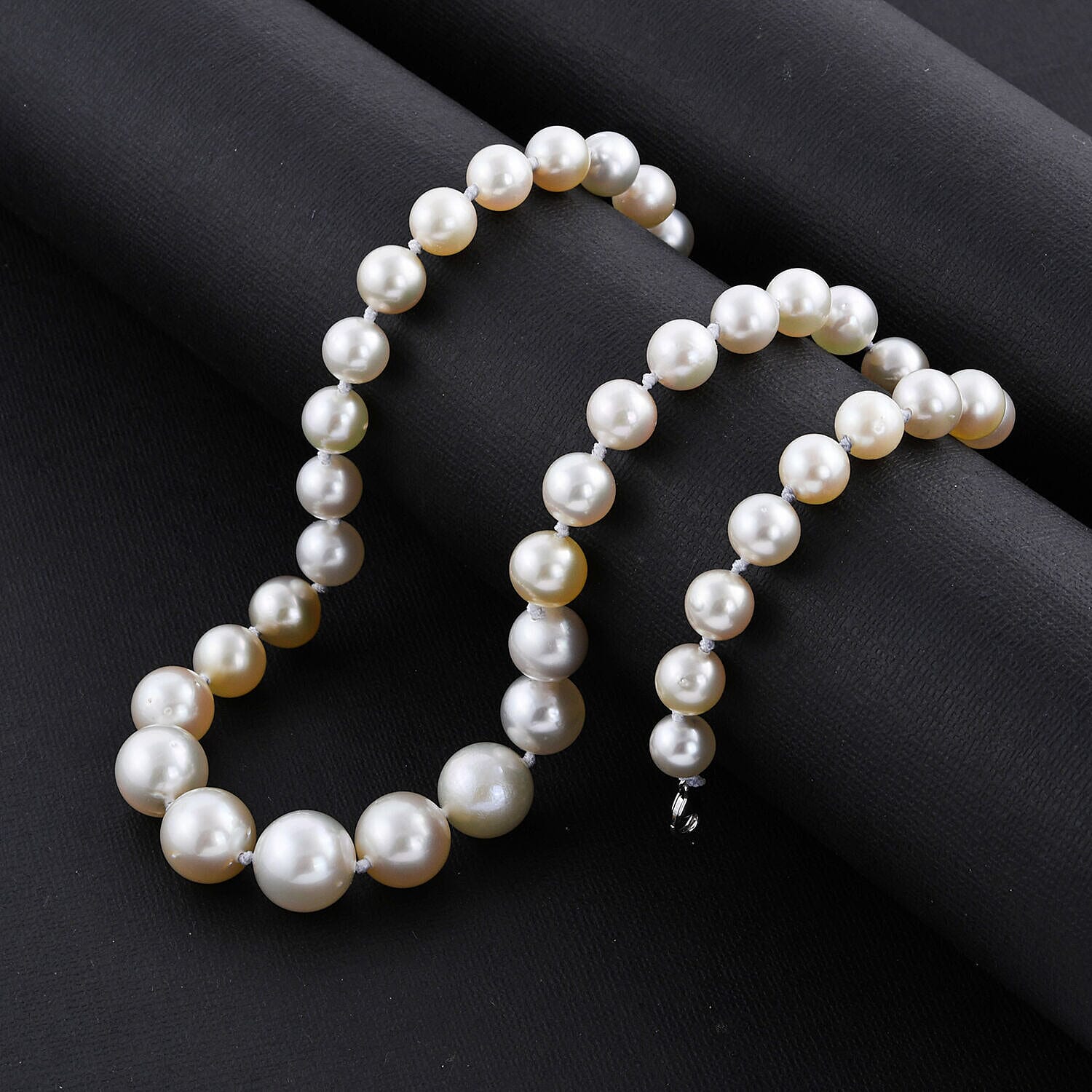 Collectors Edition- RHAPSODY 950 Platinum AAAA White South Sea Pearl Necklace (Size 20)