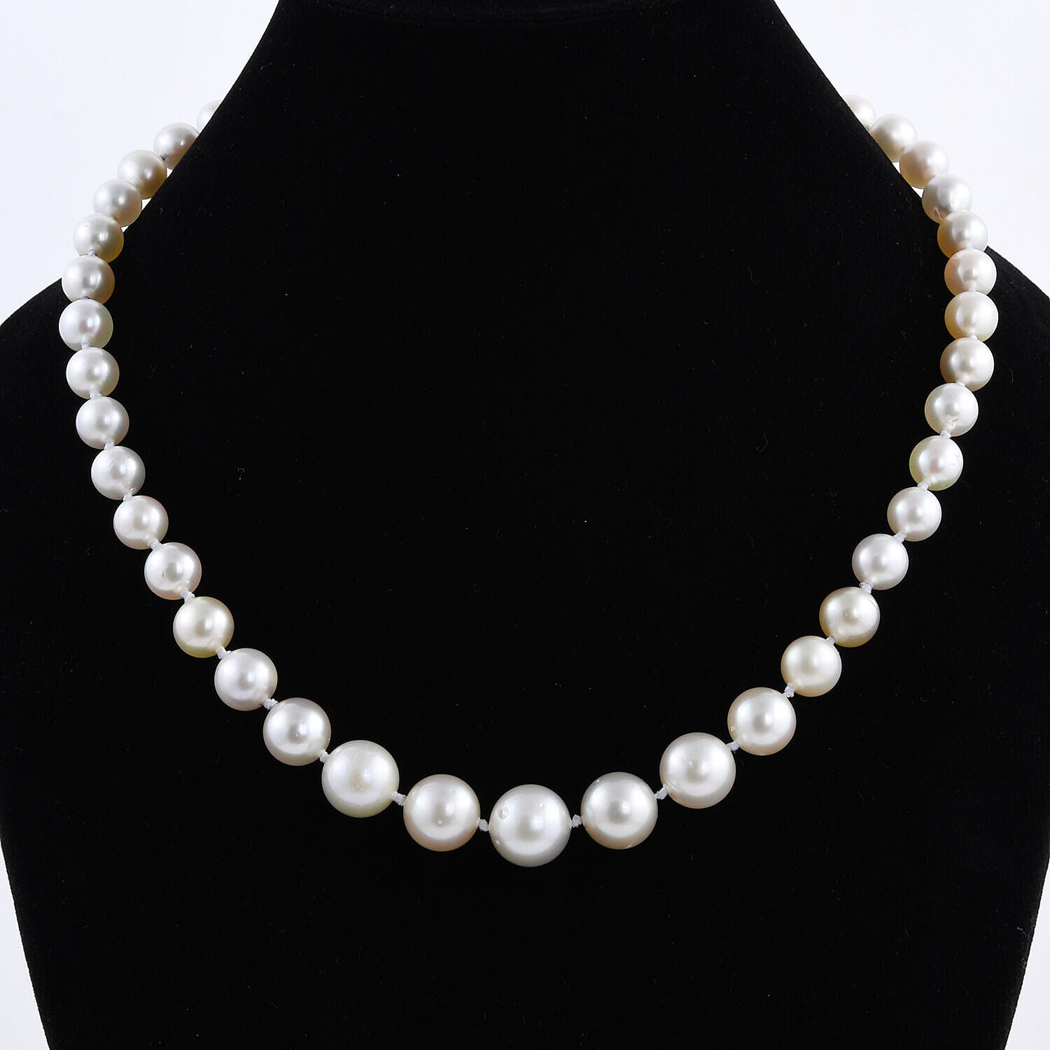 Collectors Edition- RHAPSODY 950 Platinum AAAA White South Sea Pearl Necklace (Size 20)