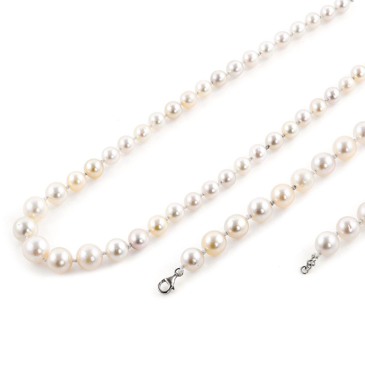 Collectors Edition- RHAPSODY 950 Platinum AAAA White South Sea Pearl Necklace (Size 20)