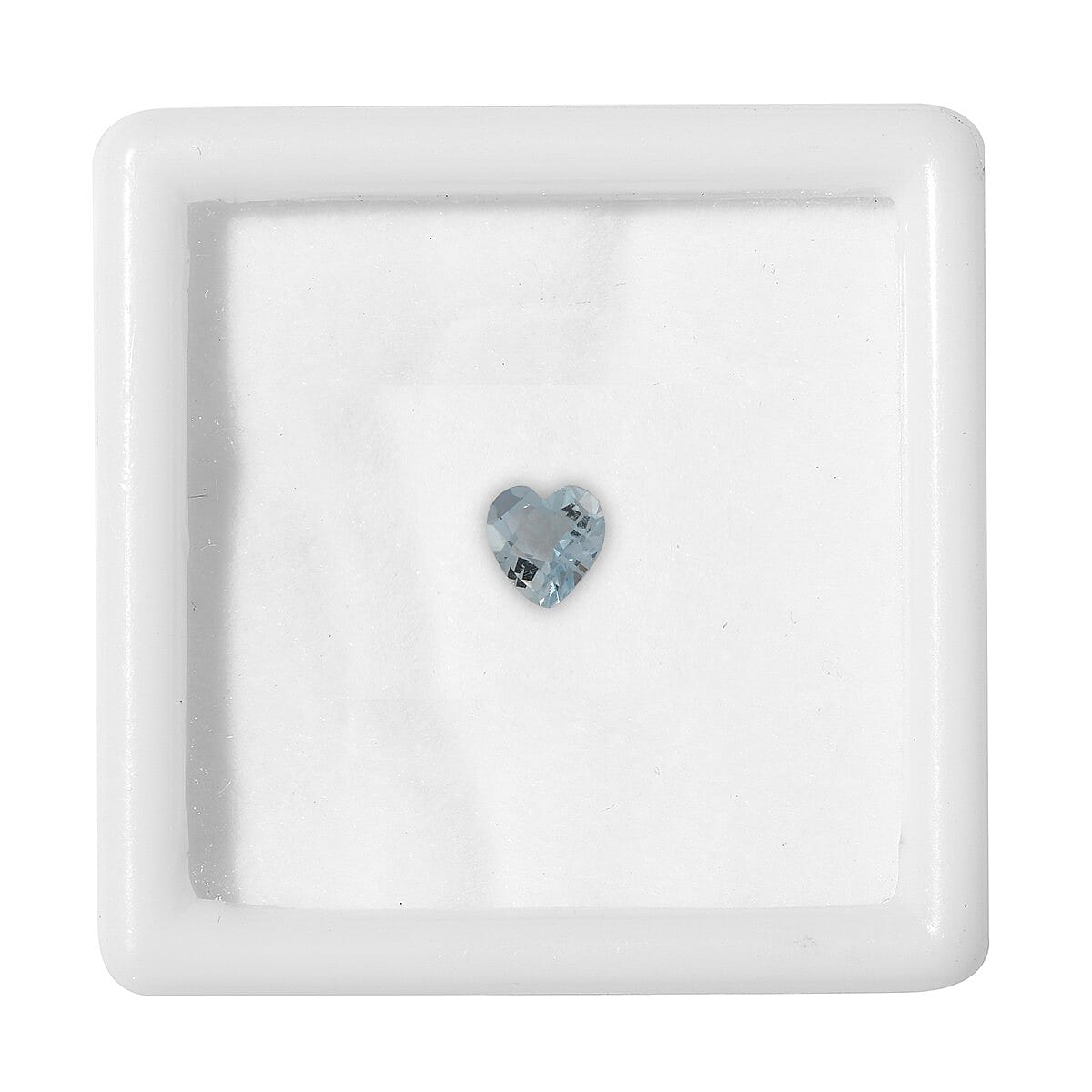 AA Aquamarine Heart 5mm 0.41 Ct.