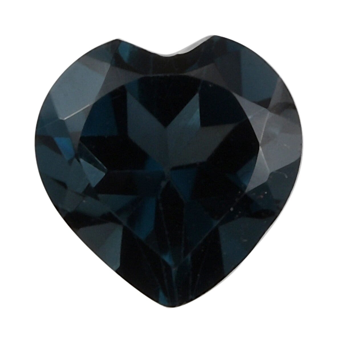 London Blue Topaz Heart 6mm -1.0 Ct