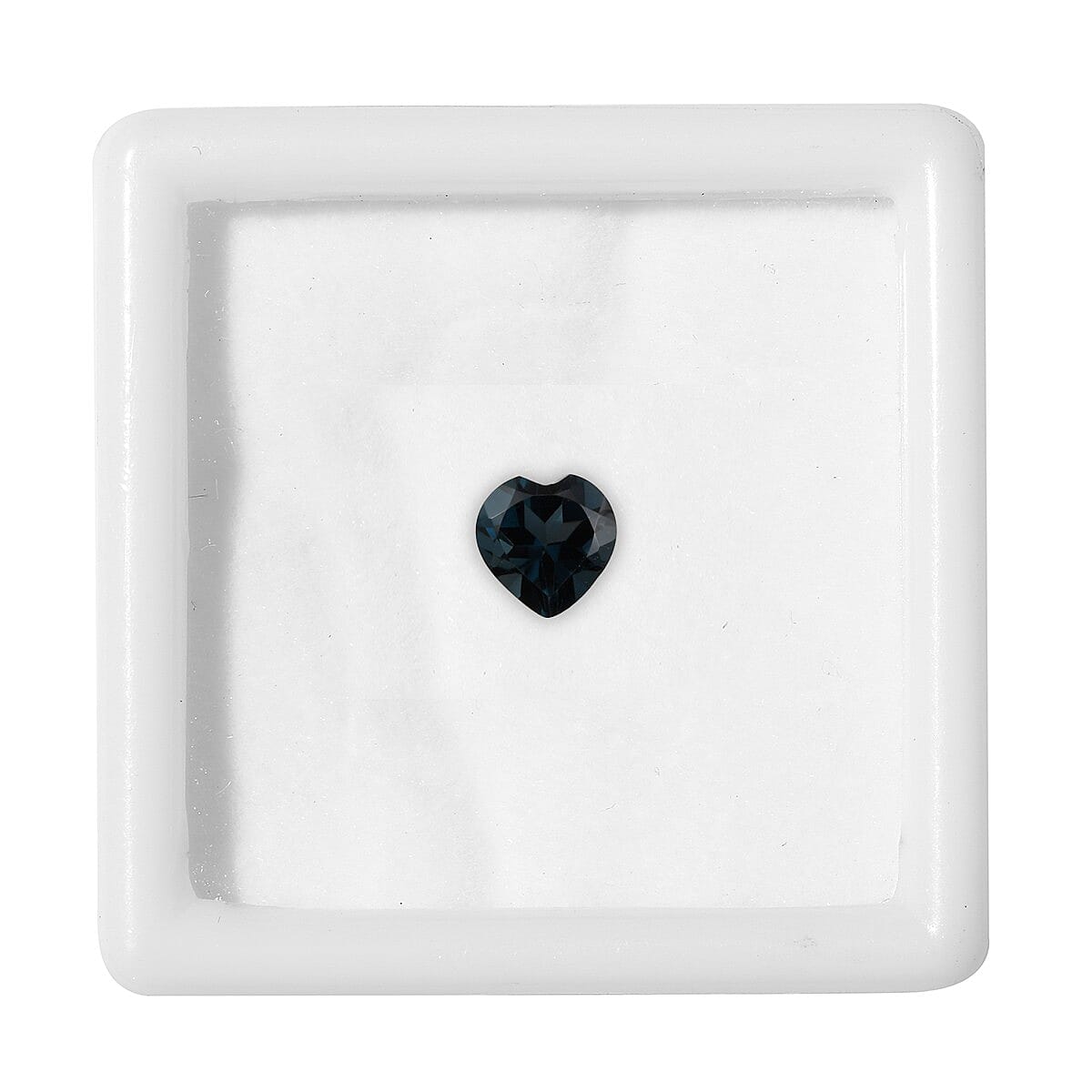 London Blue Topaz Heart 6mm -1.0 Ct