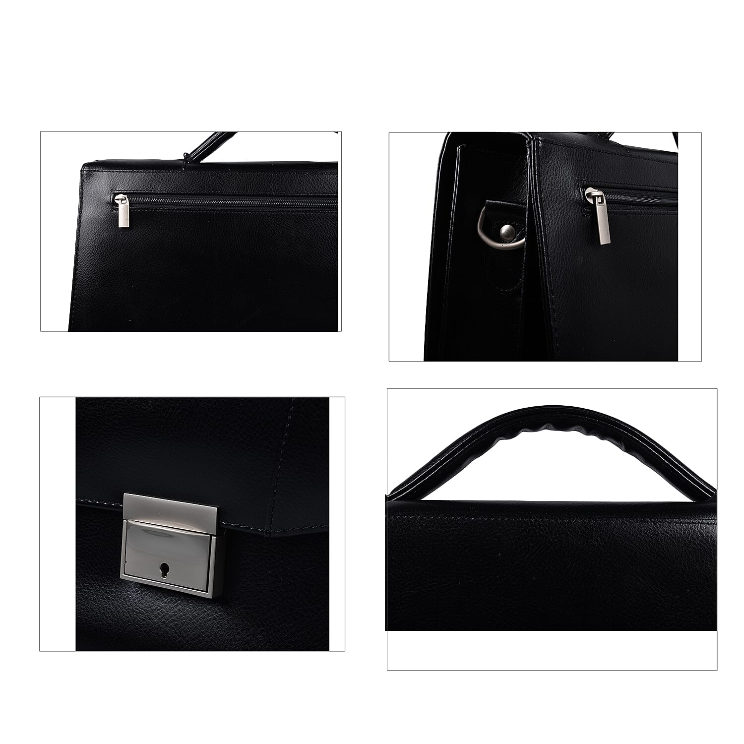 One Time Close Out Deal- Top Grain 100% Genuine Leather Briefcase (Size 37x30x11Cm)
