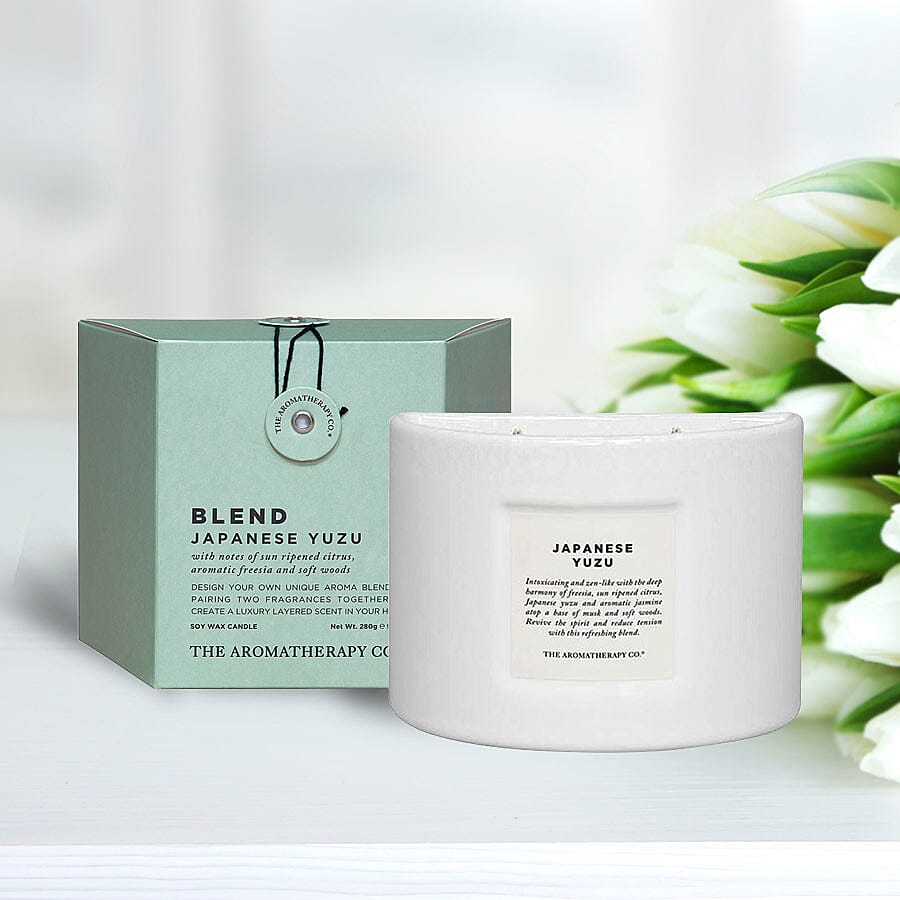 The Aromatherapy Co. 280g Soy Wax Blend Candle - Japanese Yuzu