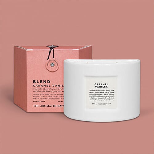 The Aromatherapy Co. 280g Blend Candle - Caramel Vanilla