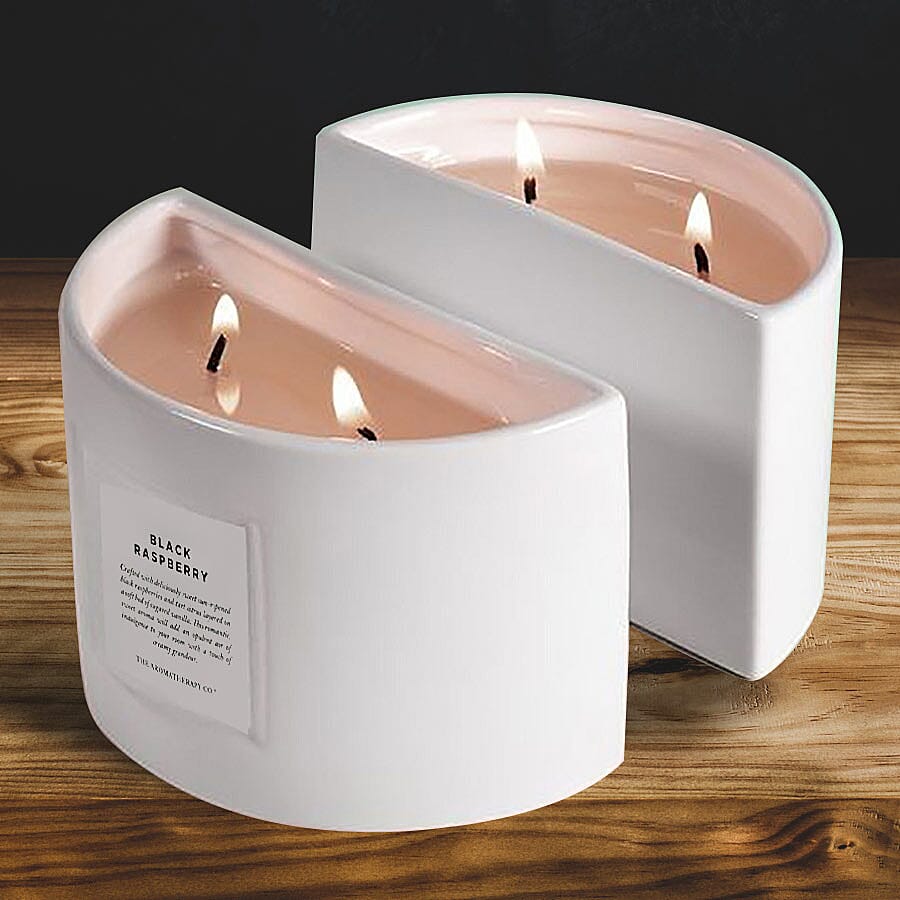 The Aromatherapy Co. 280g Soy Wax Blend Candle - Black Raspberry