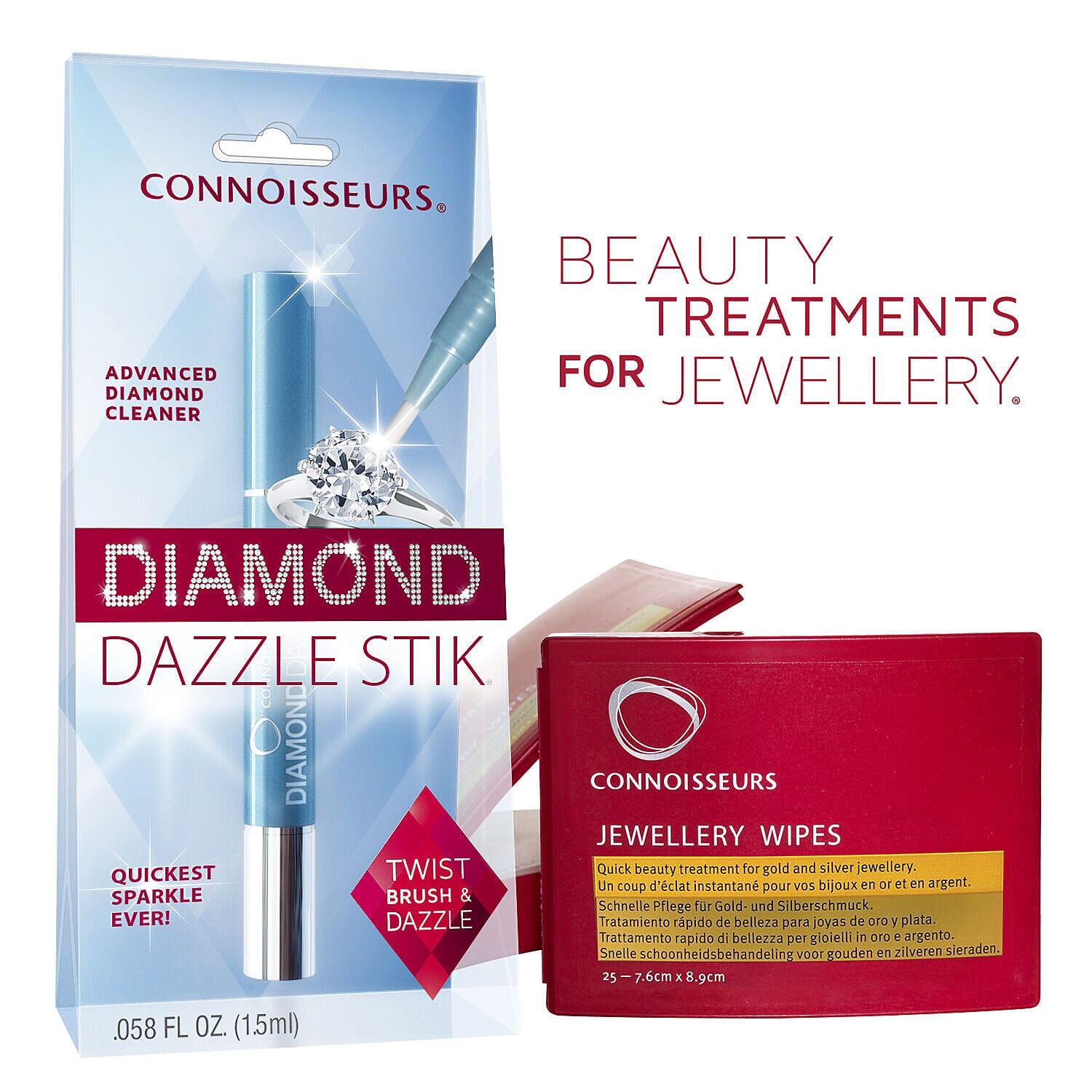 Connoisseurs - Diamond Dazzle Stik (Jewellery Clearning Gel) - 1.5ml