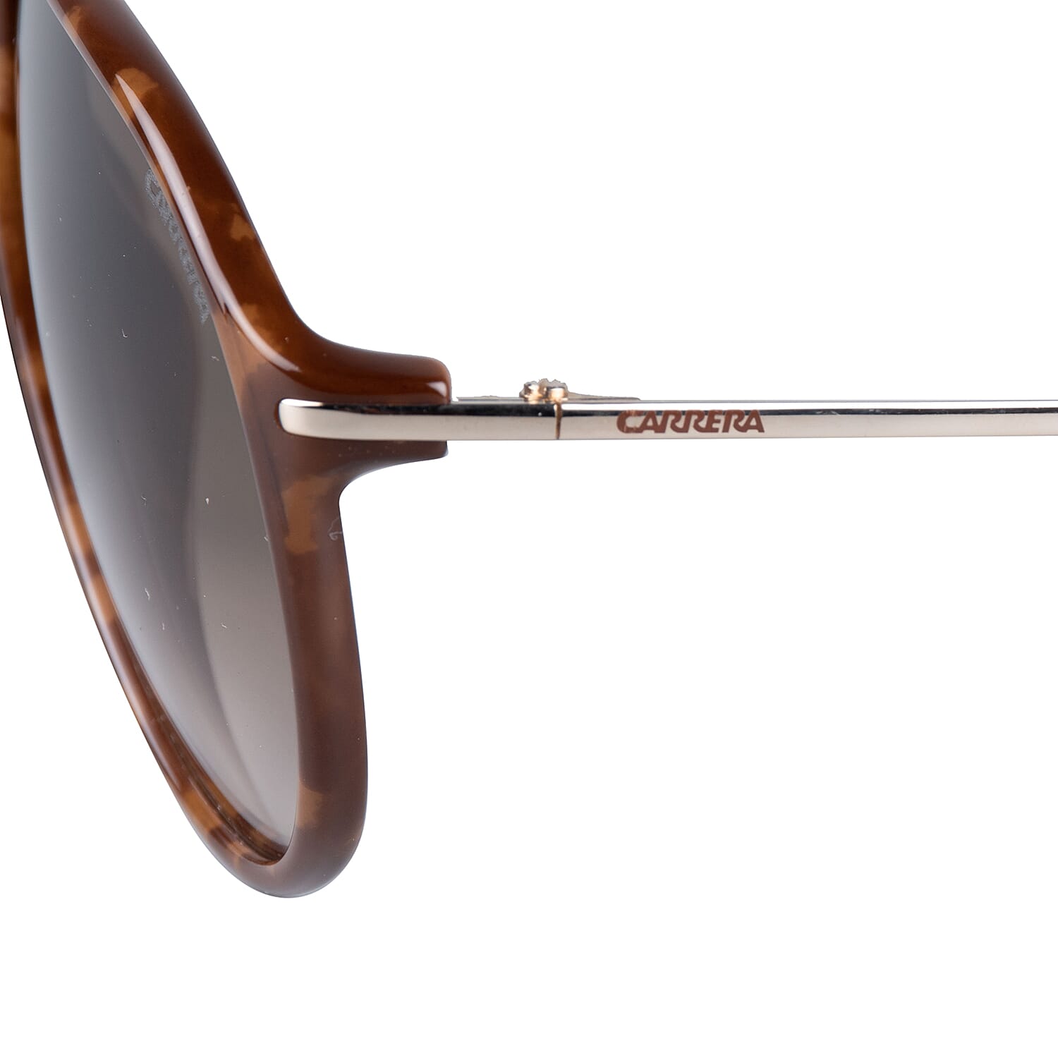 CARRERA Unisex Dark Brown Aviator Sunglasses with Metal Slides