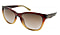 GUESS Red Brown Square Sunglasses with Brown Gradient Lenses