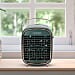 Retro Portable Cordless Air Cooling Fan with Mist Spray (Size 15x14.5x18cm) - Green