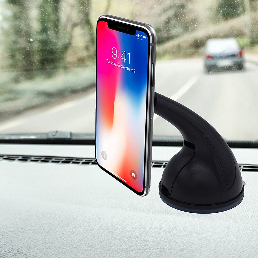 Magnetic Window Mobile Holder in Black