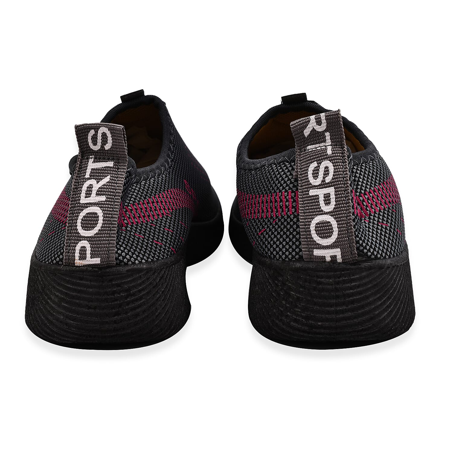 Sport and Leisure Slip-On Shoes in Black