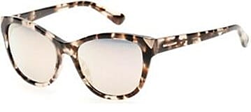 GUESS Square Black Tort Sunglasses with Mirror Lenses