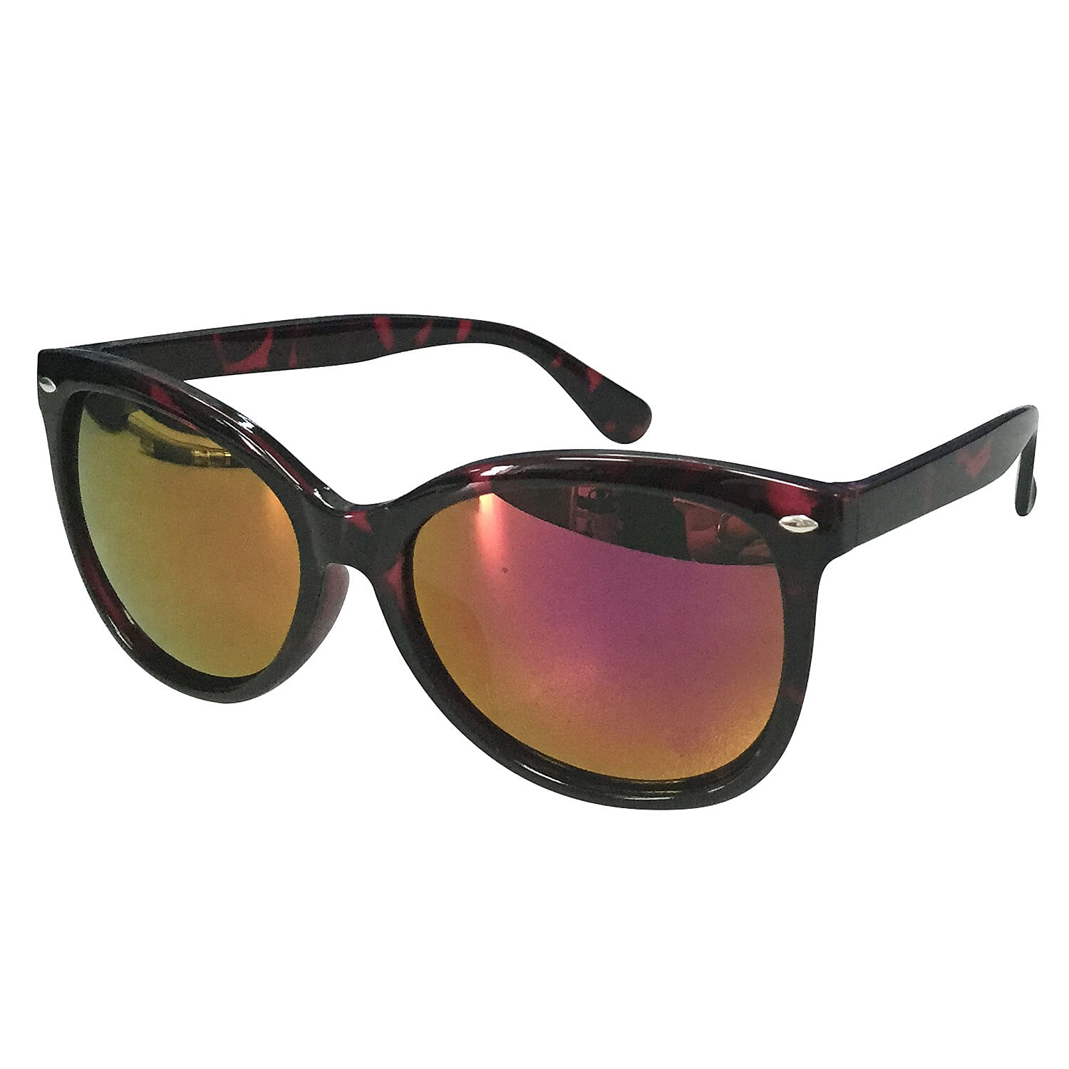 Eyecatcher Dark Tortoise Shell Design Frame Sunglasses