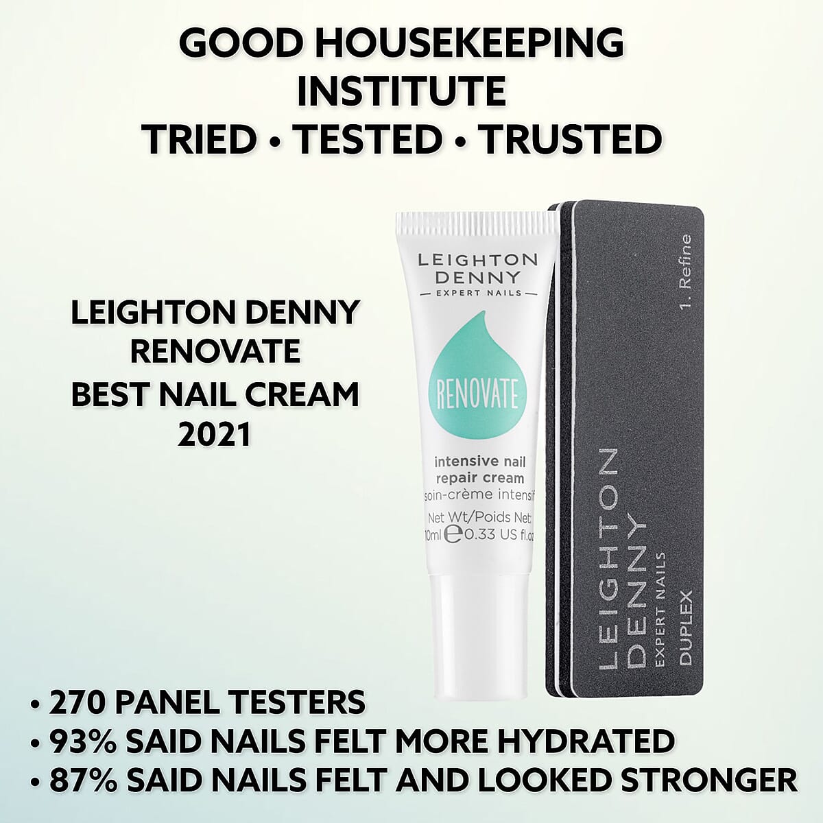 Leighton Denny- Renovate Nail Repair with Duplex Buffer - 10ml