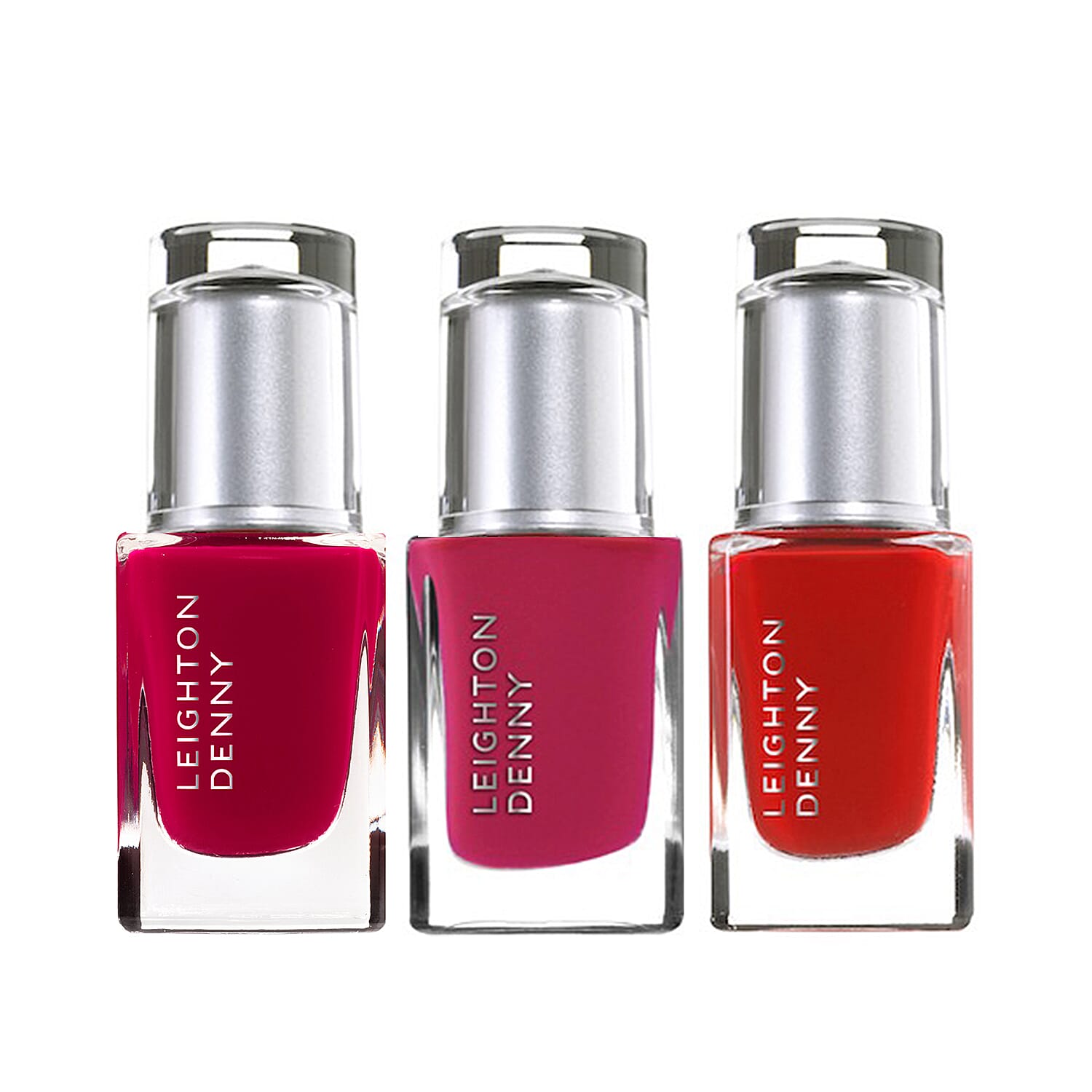 Leighton Denny- Reds Trio (Incl. Pillow talk, Paparazzi & Tulip) - 3x12ml