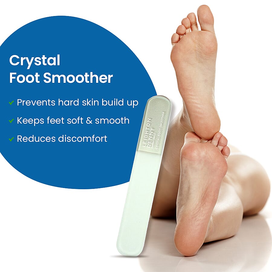 Leighton Denny- Pedicure Set (Incl. Crystal Foot Smoother, Smooth Your Sole Foot File & Well Heeled Masque)