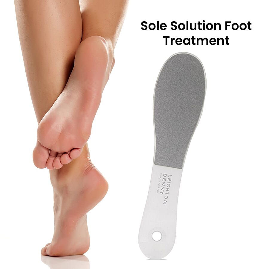 Leighton Denny- Pedicure Set (Incl. Crystal Foot Smoother, Smooth Your Sole Foot File & Well Heeled Masque)