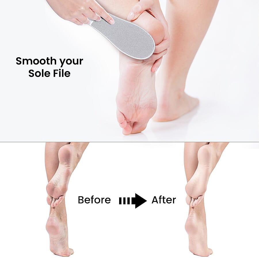 Leighton Denny- Pedicure Set (Incl. Crystal Foot Smoother, Smooth Your Sole Foot File & Well Heeled Masque)