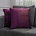 Set of 2 Solid Velvet Cushion Covers with Pom Poms
