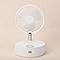 Portable and Lightweight Foldable Fan with Four Wind Speed Settings (Includes 1pc Remote Control, 1pc USB Cable) - White