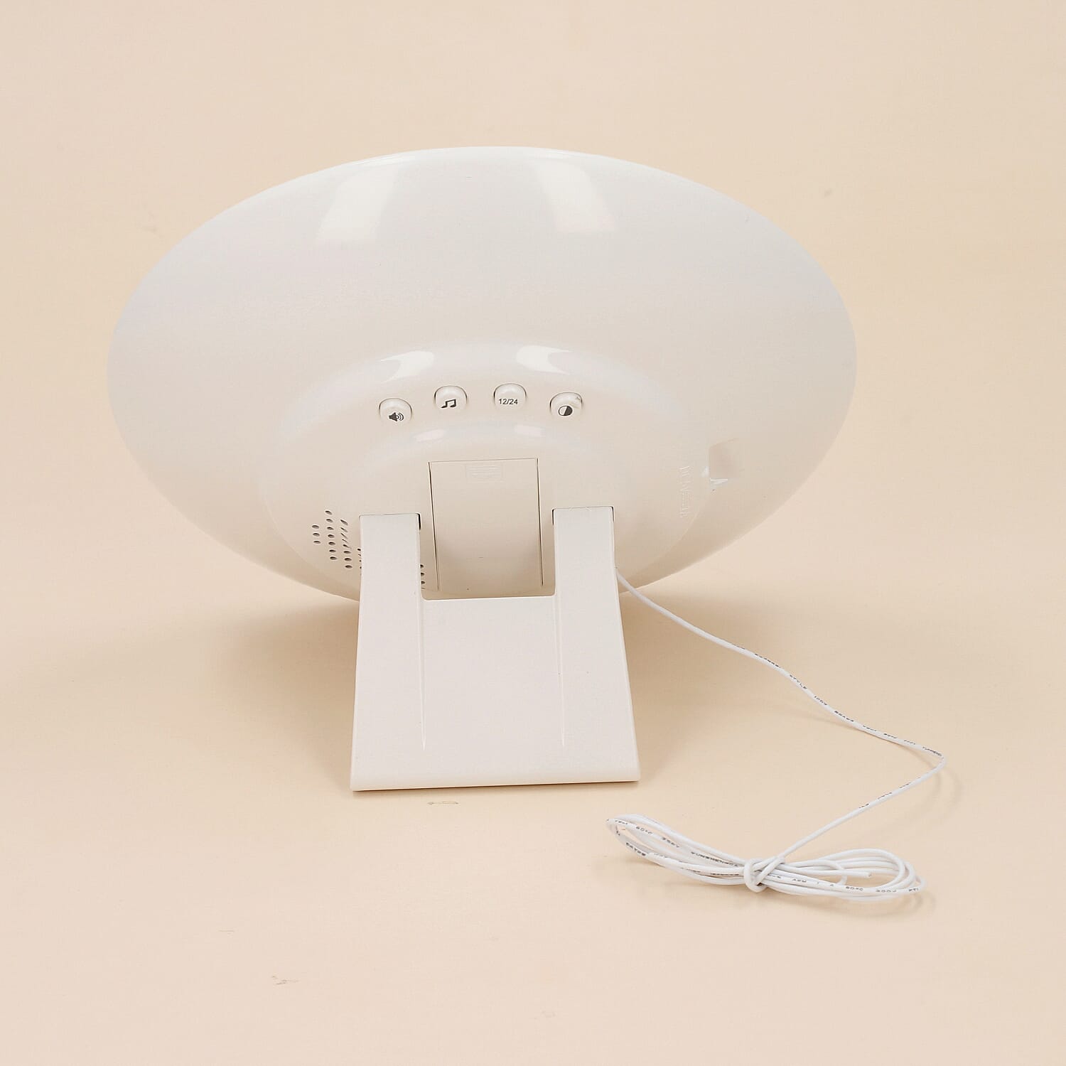 3 in 1 Colour Changing Alarm Clock, Lamp, FM Radio with USB cable and 3 Adapters UK, US, Asia (2xAAA batteries - not included)