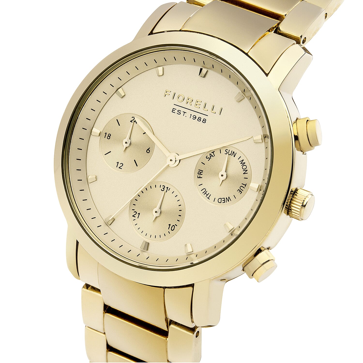 Fiorelli Ladies Gold Tone Bracelet Watch
