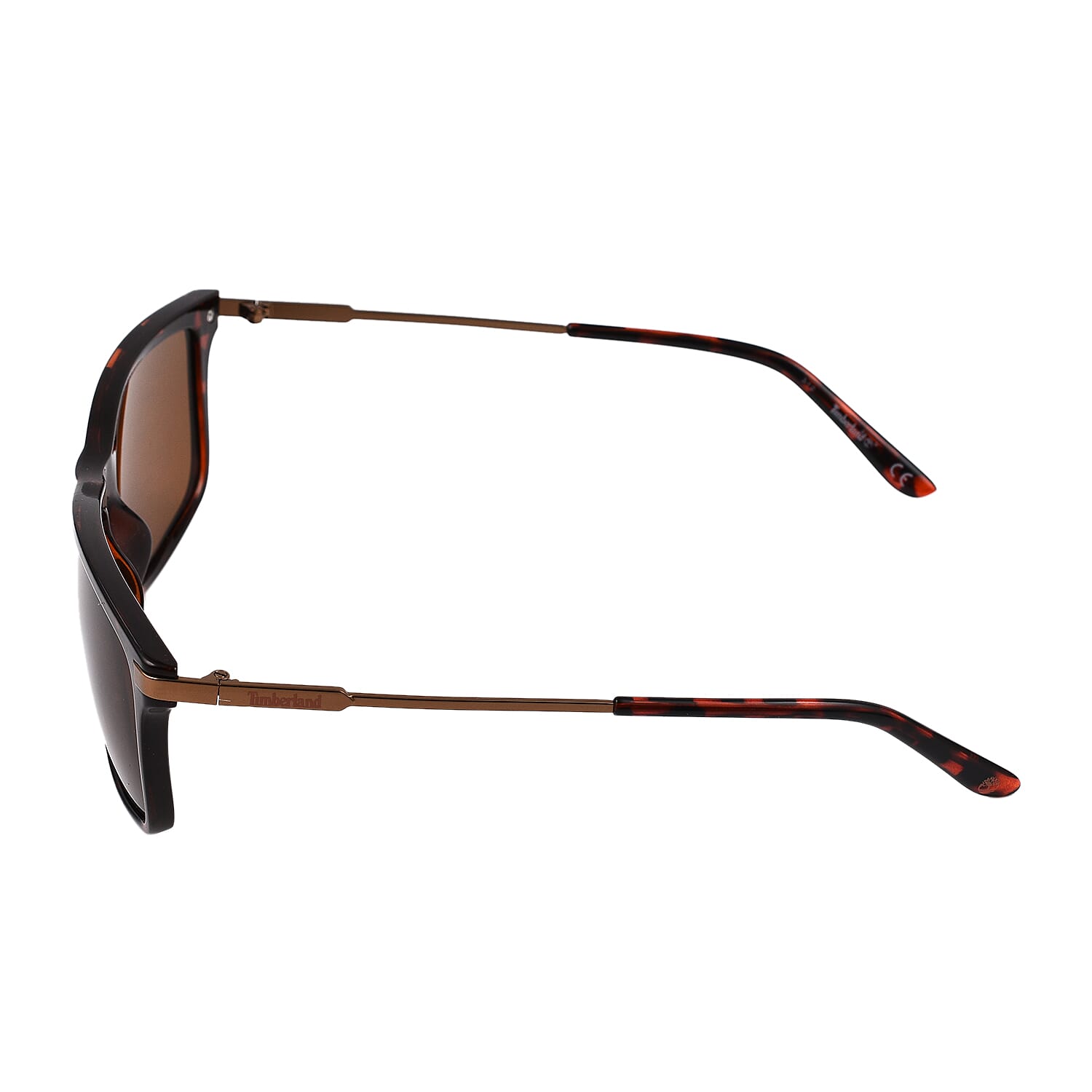 Limited Closeout Deal - Timberland Sunglasses - Brown Metal Frame With Brown Lens - UV Protection Category 3