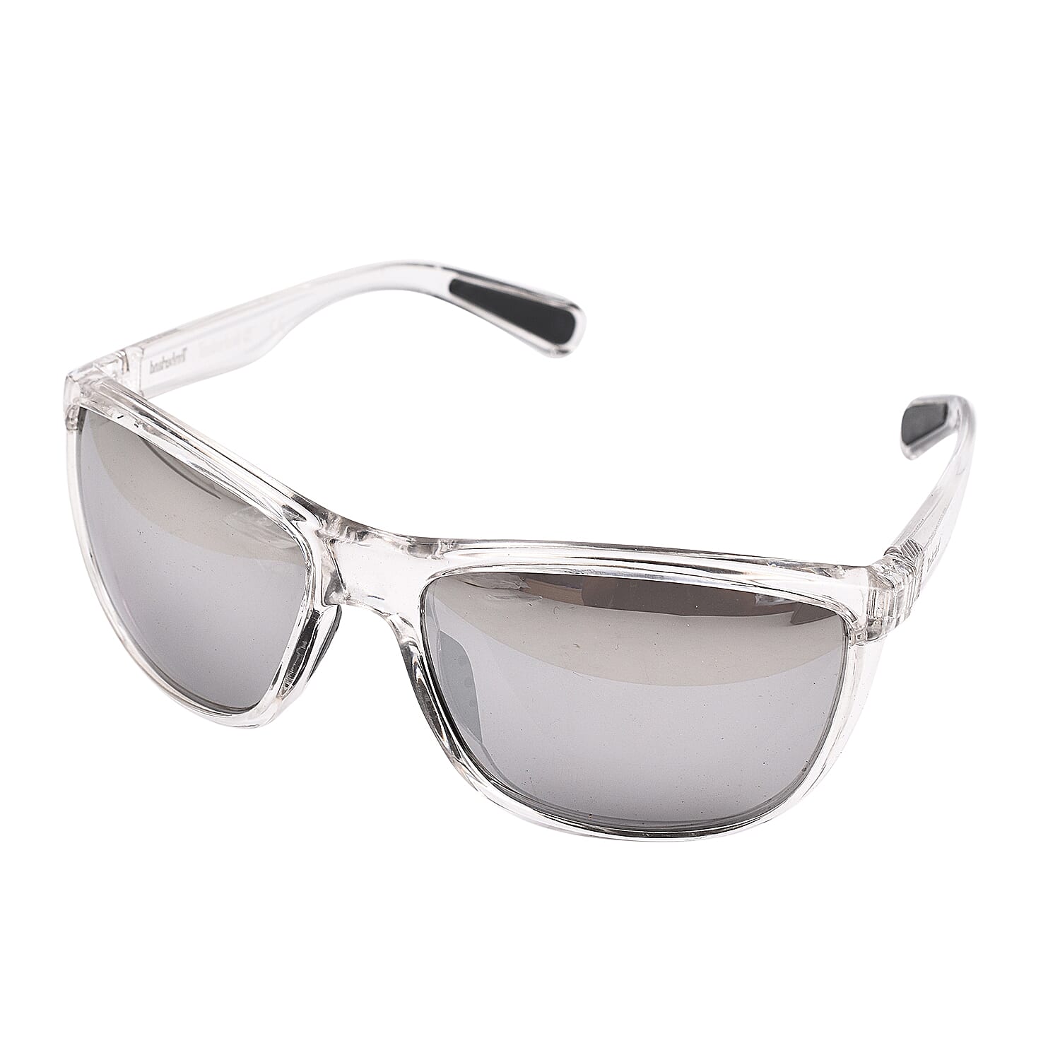 Limited Closeout Deal - Timberland Sunglasses - Clear Frame With Grey Polarized Lens - UV Protection Category 3