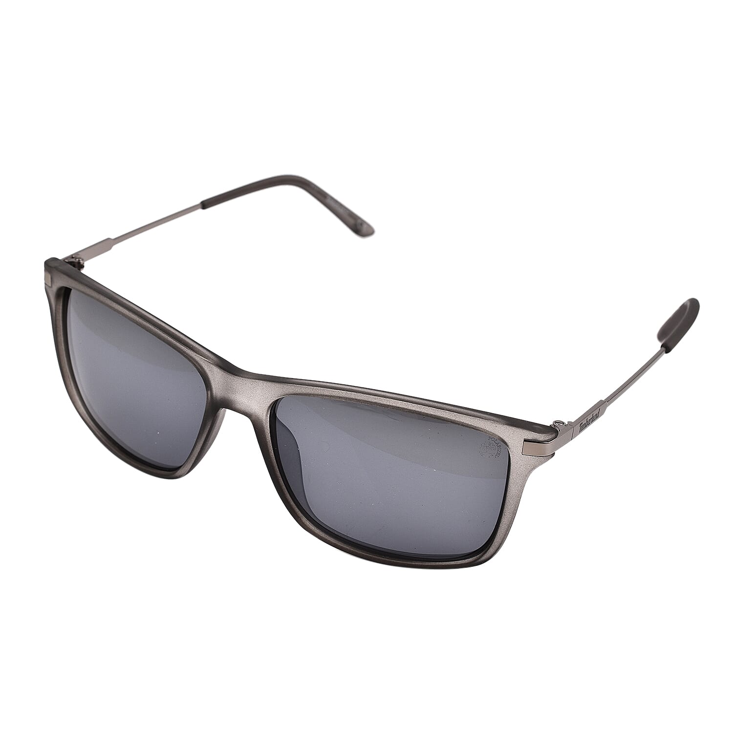 Limited Closeout Deal - Timberland Sunglasses - Transparent Grey Frame With Grey Lens - UV Protection Category 3