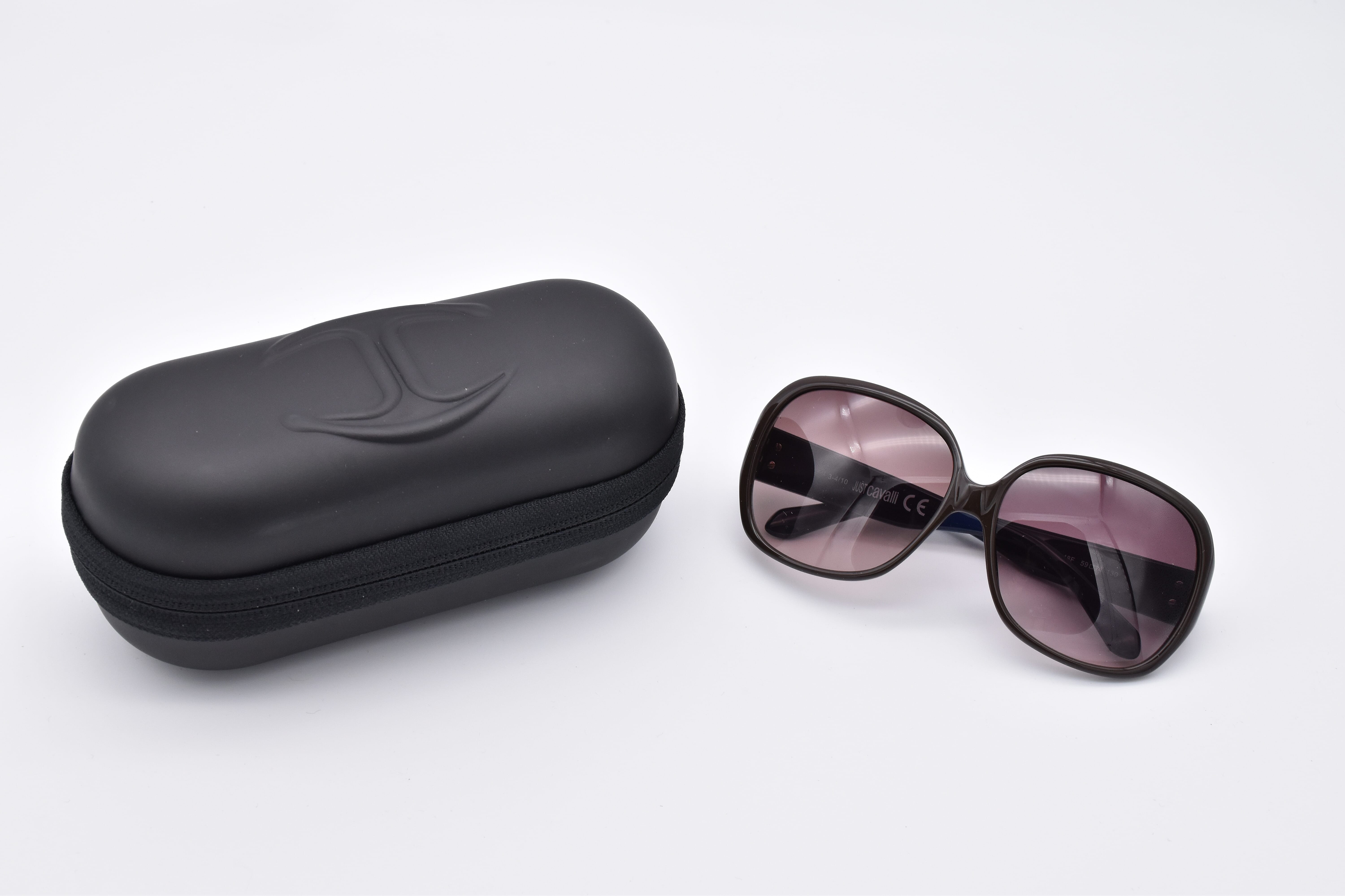 JUST CAVALLI Brown and Blue Sunglasses