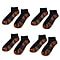 Set of 4 Pairs - Copper Infused Socks (Size S/M) - Black and Brown