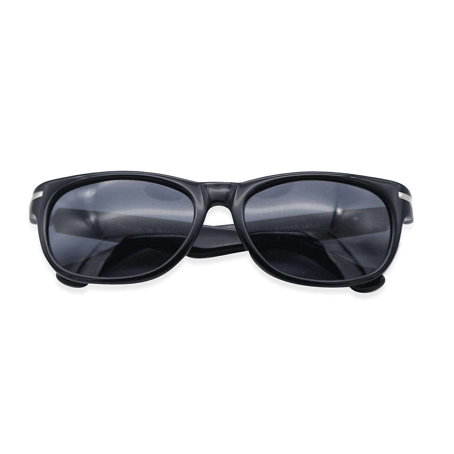 Loopies Wayfarer Polarized Folding Sunglasses in Black