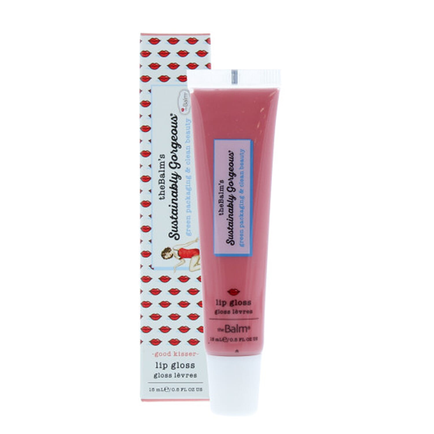 The Balm: Sustainably Gorgeous Lip Gloss Good Kisser - 15ml