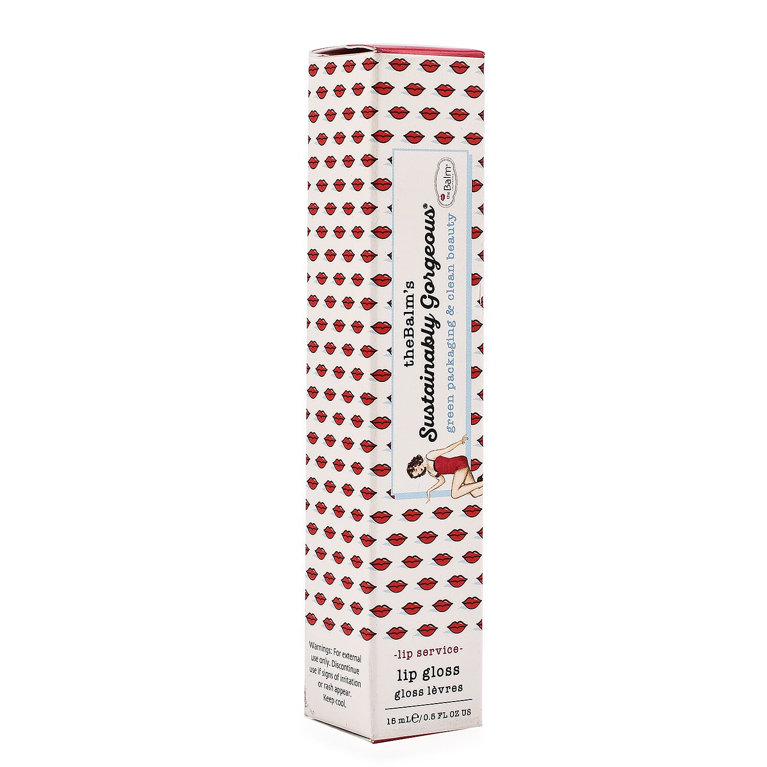 The Balm- Sustainably Gorgeous Lip Gloss Lip Service - 15ml