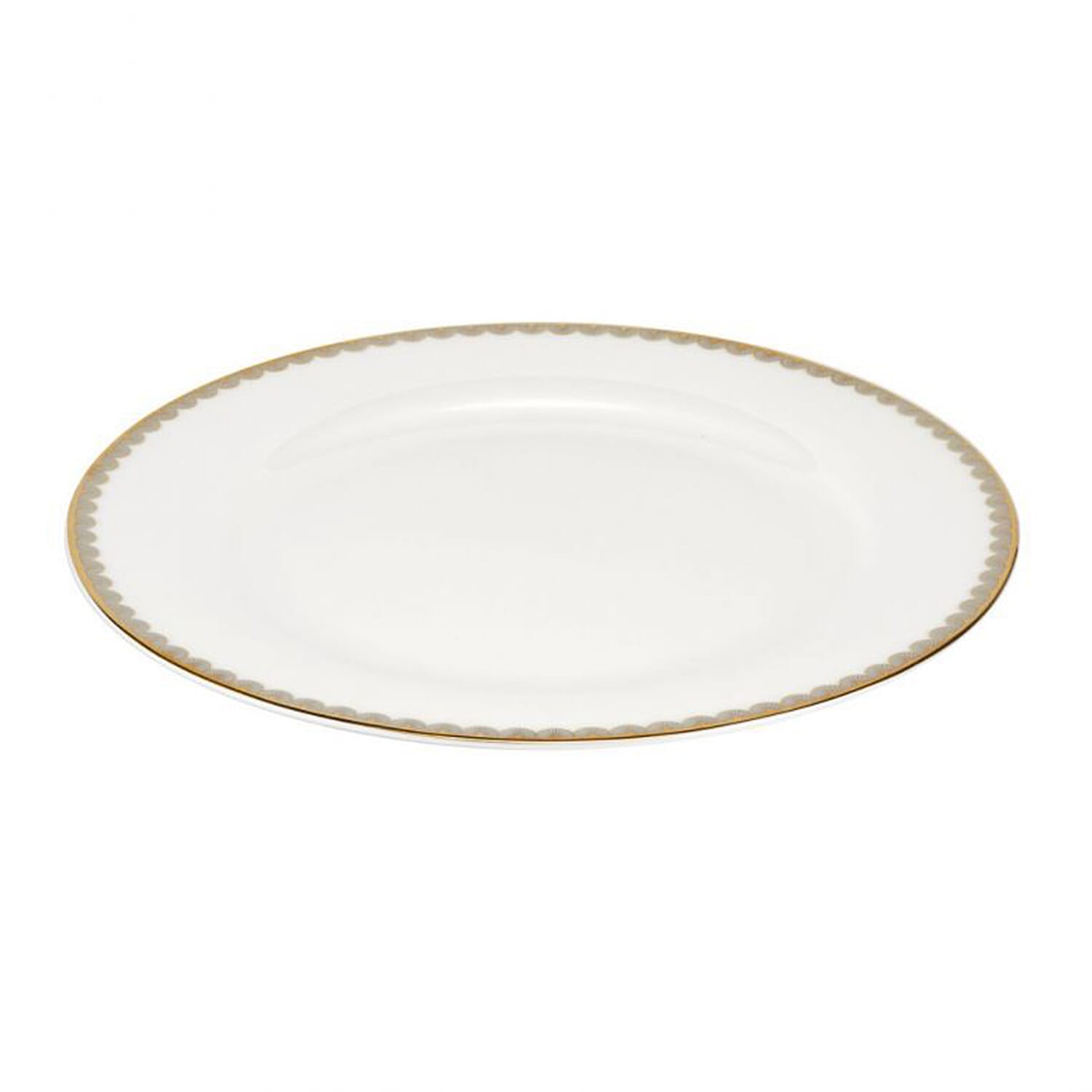 Set of 4 - Royal Worcester Blue Lily Dinner Plates 27cm