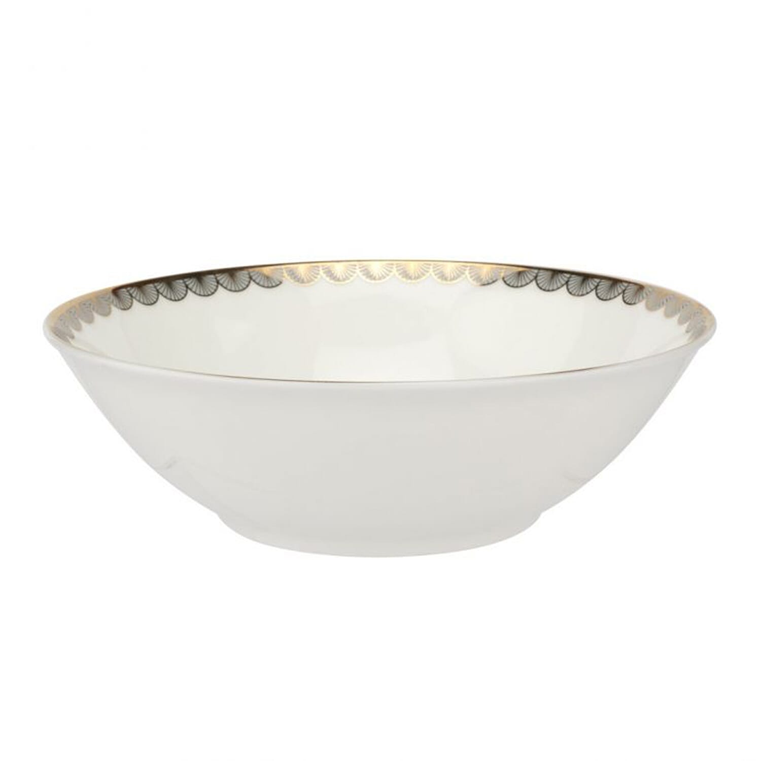 Set of 4 - Royal Worcester Blue Lily Bowls 16cm