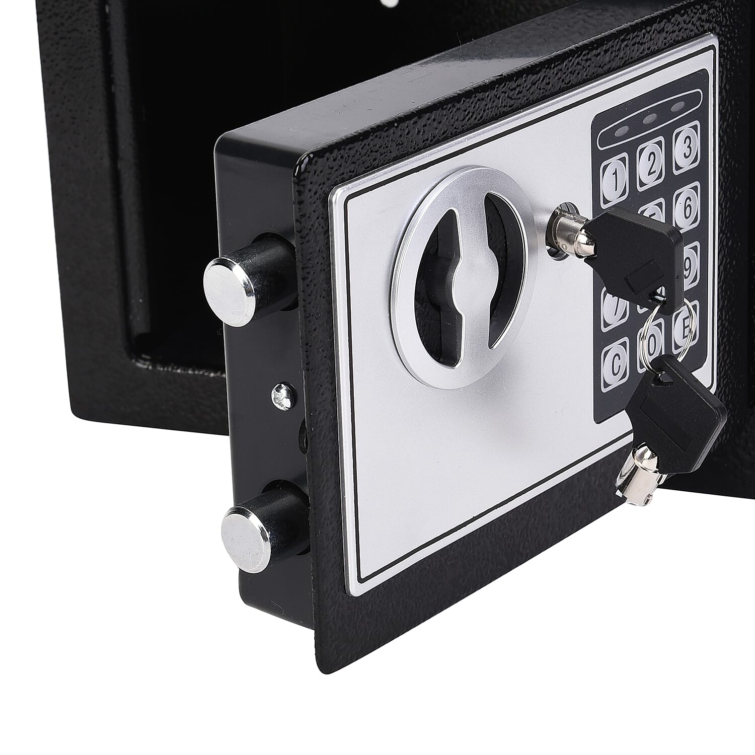 Programmable Digital Safe- Battery Enabled 17E Safe Box in Brown (Size 23x17cm)