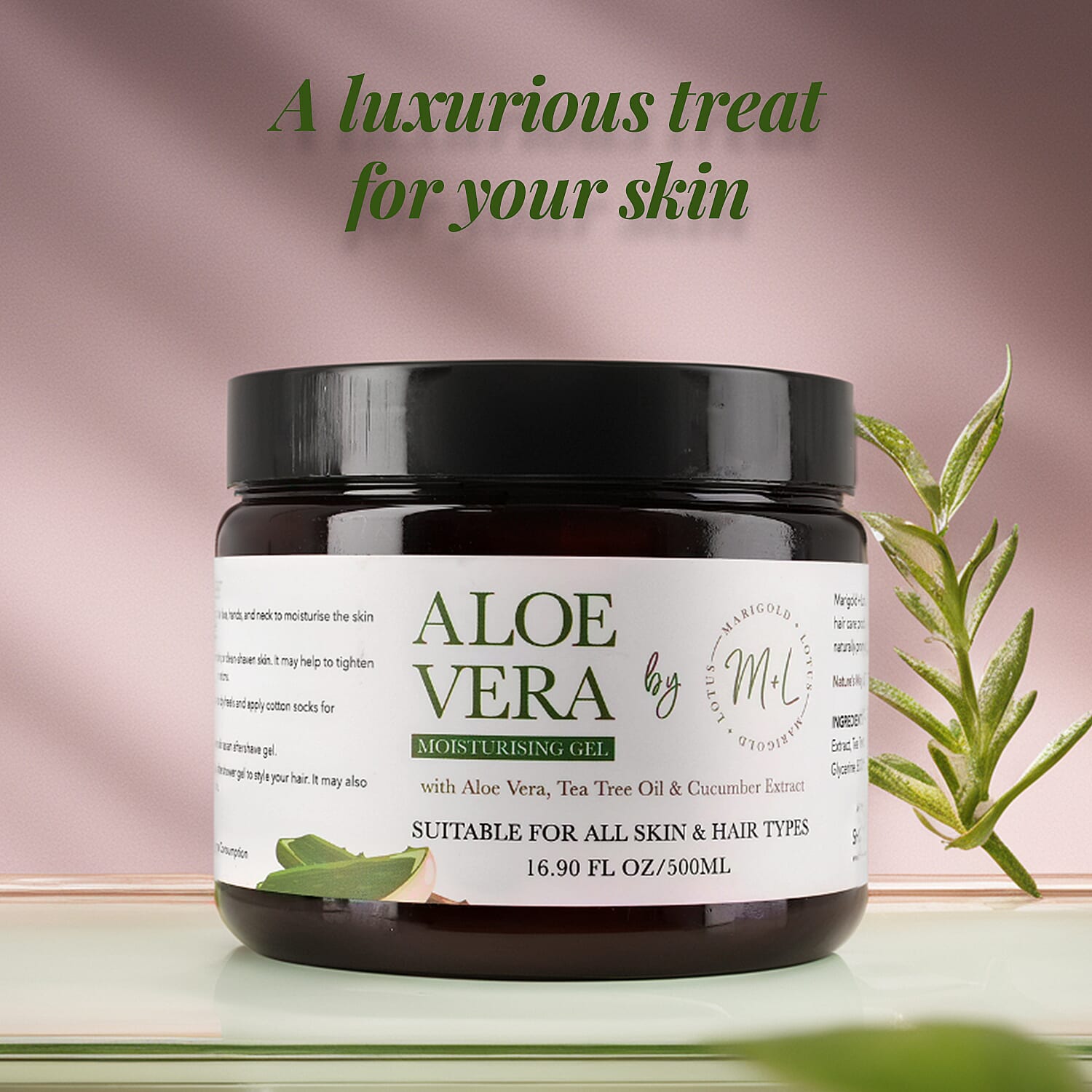 Marigold and Lotus - Aloe Vera Gel Vol. (500 ml)