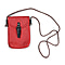 100% Genuine Leather Crossbody Bag (Size 13x4x20cm) - Red
