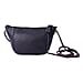 Genuine Leather Middle Size Crossbody Bag - Black